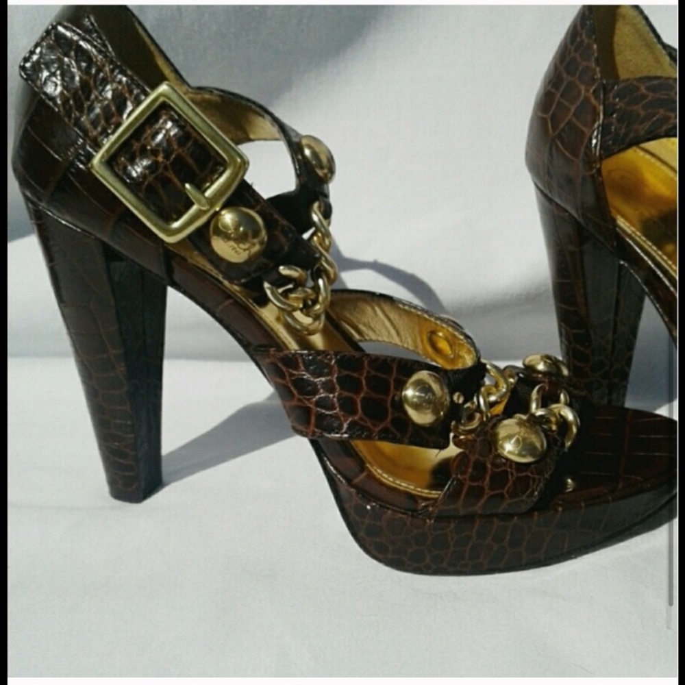 Coach Croc Emboss Sandals